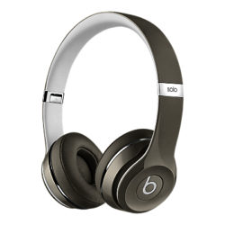 Beats by Dr. Dre Solo 2 HD High Definition On-Ear Headphones with Mic/Remote, Luxe Edition Silver